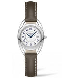 Longines Equestrian Mother of Pearl Dial Brown Leather Strap Watch for Women - L6.136.4.87.2 Buy Now By Longines