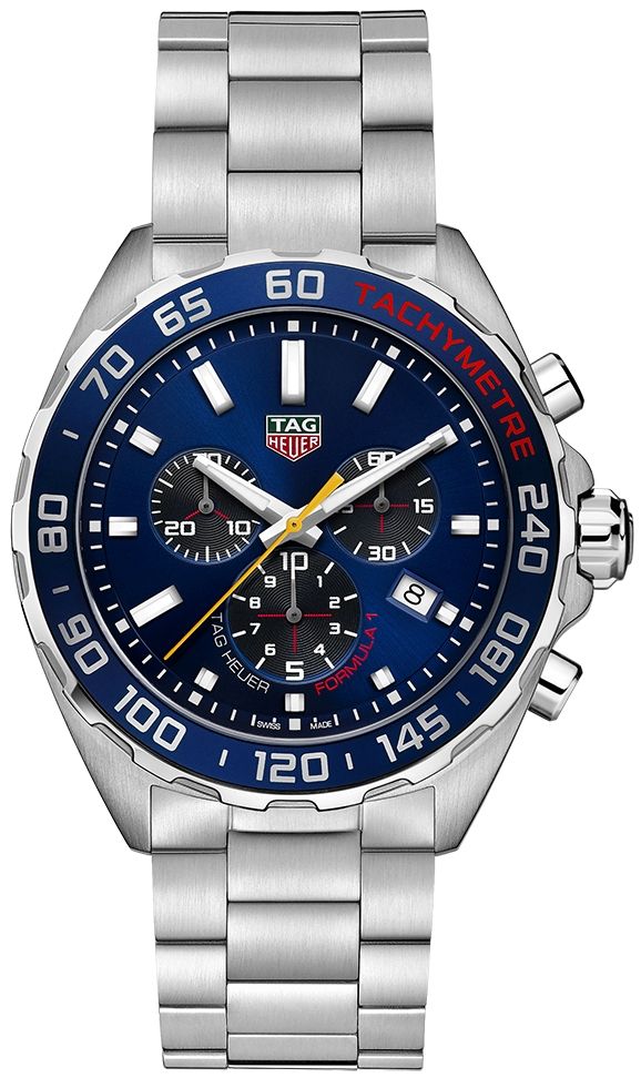 Tag Heuer Formula 1 Aston Martin Red Bull Racing Blue Dial Silver Steel Strap Watch for Men - CAZ101AB.BA0842 Buy Now By Tag Heuer