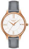Tissot T Lady Bella Ora Round White Dial Beige Leather Strap Watch For Women - T103.210.36.018.00 Buy Now By Tissot