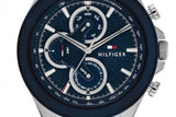 Tommy Hilfiger Clark Chronograph Blue Dial Silver Steel Strap Watch For Men - 1792080 Buy Now By Tommy Hilfiger
