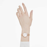 Swarovski Certa Crystals Silver Dial Rose Gold Steel Strap Watch for Women - 5672981 Buy Now By Swarovski