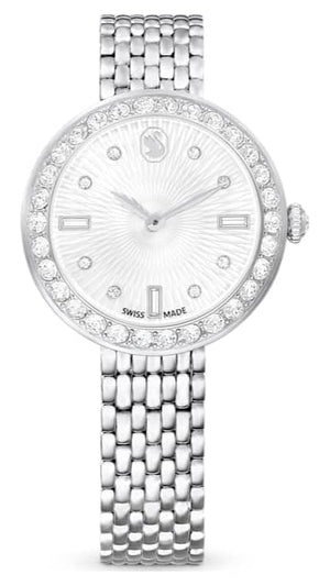 Swarovski Certa Crystals Silver Dial Silver Steel Strap Watch for Women - 5673022 Buy Now By Swarovski