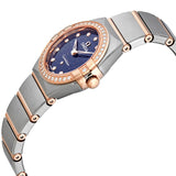 Omega Constellation Quartz Diamonds Blue Dial Two Tone Steel Strap Watch for Women - 131.25.25.60.53.002 Buy Now By Omega