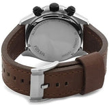 Fossil Retro Traveler Chronograph White Dial Brown Leather Strap Watch for Men - CH2886 Buy Now By Fossil