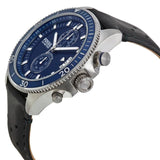 Fossil Wakefield Chronograph Blue Dial Black Leather Strap Watch for Women - CH2945 Buy Now By Fossil