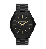 Michael Kors Mini Slim Runway Black Dial Black Steel Strap Watch for Women - MK3587 Buy Now By Michael Kors