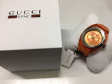 Gucci Sync XXL Quartz Orange Dial Orange Rubber Strap Unisex Watch - YA137108 Buy Now By Gucci