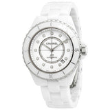 Chanel J12 Quartz Diamonds White Dial White Steel Strap Watch for Women - J12 H3110 Buy Now By Chanel