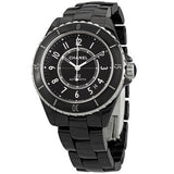 Chanel J12 Quartz Diamonds Black Dial Black Steel Strap Watch for Women - J12 H1625 Buy Now By Chanel