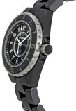 Chanel J12 Quartz Ceramic Black Dial Black Steel Strap Watch for Women - J12 H0682 Buy Now By Chanel
