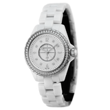 Chanel J12 Quartz Diamonds White Dial White Steel Strap Watch for Women - J12 H3110 Buy Now By Chanel