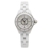 Chanel J12 Diamonds Quartz Mother of Pearl White Dial White Steel Strap Watch for Women - J12 H2570 Buy Now By Chanel
