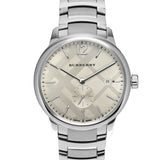 Burberry The Classic Silver Dial Silver Steel Strap Watch for Men - BU10004 Buy Now By Burberry