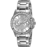 Guess Sassy Multifunction Quartz Silver Dial Silver Steel Strap Watch For Women - W0705L1 Buy Now By Guess