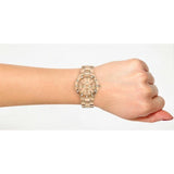 Guess Glisten Multifunction Quartz Rose Gold Dial Rose Gold Steel Strap Watch For Women - W16017L1 Buy Now By Guess