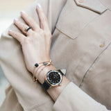 Swarovski Octea Nova Grey Dial Grey Leather Strap Watch for Women - 5295358 Buy Now By Swarovski