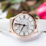 Tissot Chemin Des Tourelles Powermatic 80 Lady Silver Dial White Leather Strap Watch For Women - T099.207.36.118.00 Buy Now By Tissot