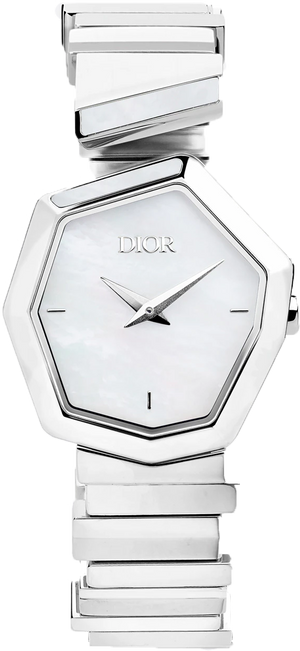 Dior Gem Dior Mother of Pearl Dial Silver Steel Strap Watch for Women - CD18111X1073 Buy Now By Dior