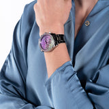 Guess Sol Chronograph Crystals Multicolor Dial Silver Steel Strap Watch For Women - GW0483L1 Buy Now By Guess