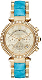Michael Kors Parker Gold Dial Two Tone Steel Strap Watch for Women - MK6364 Buy Now By Michael Kors