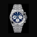 Breitling Chronomat B01 42 Six Nations Scotland Blue Dial Silver Steel Strap Watch for Men - AB0134A51C1A1 Buy Now By Breitling