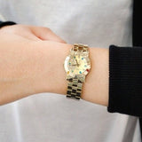 Marc Jacobs Amy Dexter Gold Dial Gold Steel Strap Watch for Women - MBM3218 Buy Now By Marc Jacobs