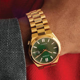 Citizen Tsuyosa Automatic Green Dial Gold Steel Strap Watch For Men - NJ0152-51X Buy Now By Citizen