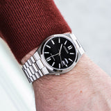 Citizen Tsuyosa Automatic Black Dial Silver Steel Strap Watch For Men - NJ0150-81E Buy Now By Citizen
