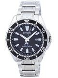 Citizen Promaster Diver Chronograph Black Dial Silver Steel Strap Watch For Men - BN0190-82E Buy Now By Citizen