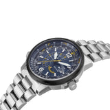 Citizen Promaster Nighthawk Eco Drive Navy Blue Dial Silver Steel Strap Watch For Men - BJ7006-56L Buy Now By Citizen