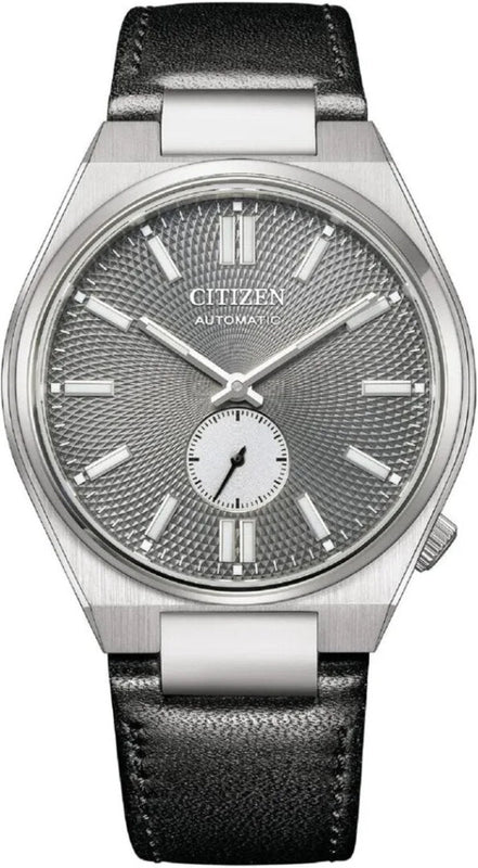 Citizen Tsuyosa Automatic Grey Dial Black Leather Strap Watch for Men - NK5010-01H Buy Now By Citizen