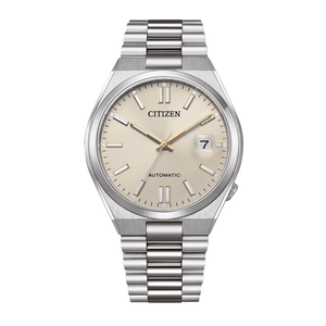 Citizen Tsuyosa Automatic Oatmeal White Dial Silver Steel Strap Watch For Men - NJ0151-88W Buy Now By Citizen