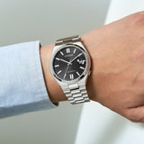 Citizen Tsuyosa Automatic Black Dial Silver Steel Strap Watch For Men - NJ0150-81E Buy Now By Citizen