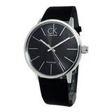 Calvin Klein Minimal Black Dial Black Leather Strap Watch for Men - K7621107 Buy Now By Calvin Klein