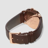 Calvin Klein Minimal White Dial Brown Leather Strap Watch for Women - K3M226G6 Buy Now By Calvin Klein