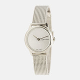 Calvin Klein Minimal White Dial Silver Mesh Bracelet Watch for Women - K3M231Y6 Buy Now By Calvin Klein