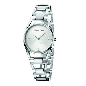 Calvin Klein Dainty Diamonds Silver Dial Sliver Steel Strap Watch for Women - K7L2314T Buy Now By Calvin Klein