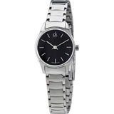 Calvin Klein Simplicity Black Dial Silver Steel Strap Watch for Women - K4323130 Buy Now By Calvin Klein