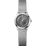 Calvin Klein Minimal Grey Dial Silver Mesh Bracelet Watch for Women - K3M231Y3 Buy Now By Calvin Klein