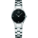 Calvin Klein Simplicity Diamonds Black Dial Silver Steel Strap Watch for Women - K4323102 Buy Now By Calvin Klein