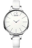 Calvin Klein Equal White Dial White Leather Strap Watch for Women - K3E231L6 Buy Now By Calvin Klein