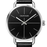 Calvin Klein Evan Black Dial Black Leather Strap Watch for Men - K7B211CZ Buy Now By Calvin Klein