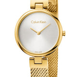 Calvin Klein Authentic White Dial Rose Gold Mesh Bracelet Watch for Women - K8G23526 Buy Now By Calvin Klein
