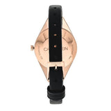 Calvin Klein Rebel Black Dial Black Leather Strap Watch for Women - K8P236C1 Buy Now By Calvin Klein