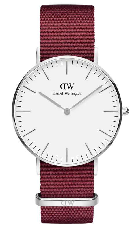 Daniel Wellington Classic Roselyn White Dial Red NATO Strap Watch For Women - DW00100272 Buy Now By Daniel Wellington