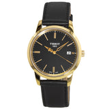 Tissot T Classic Dream Black Dial Black Leather Strap Watch for Men - T033.410.36.051.01 Buy Now By Tissot