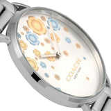 Coach Perry Quartz Silver Dial Brown Leather Strap Watch for Women - 14503326 Buy Now By Coach