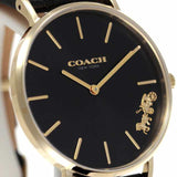 Coach Perry Black Dial Black Leather Strap Watch for Women - 14503333 Buy Now By Coach