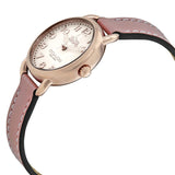 Coach Delancey Cream Dial Blush Pink Leather Strap Watch for Women - 14502750 Buy Now By Coach