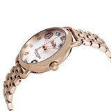 Coach Delancey White Dial Rose Gold Steel Strap Watch for Women - 14502811 Buy Now By Coach